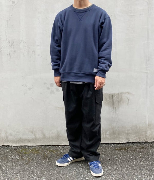 DESCENDANT/PX CREW NECK SWEATSHIRT (NAVY)