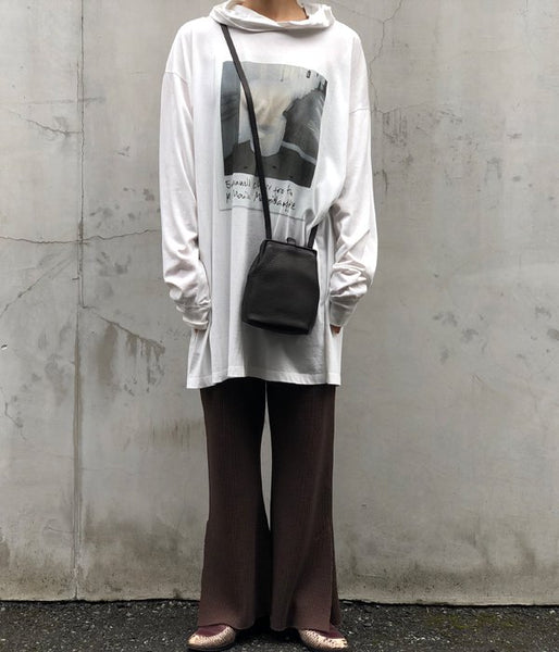 Aeta/DEER LEATHER SHOULDER S(BLACK)(1)