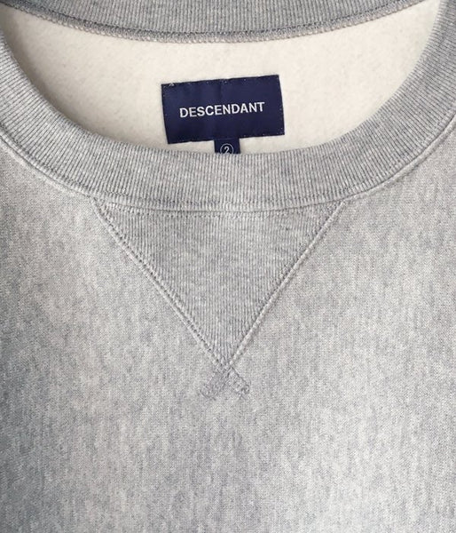 DESCENDANT/PX CREW NECK SWEATSHIRT (GRAY)