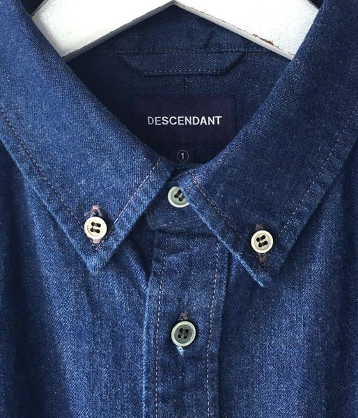 DESCENDANT/ALLEN DENIM SHIRT (INDIGO)