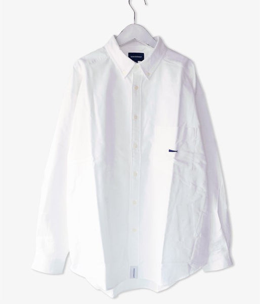 DESCENDANT/KENNEDY'S B.D LS SHIRT FULL SIZE (WHITE)
