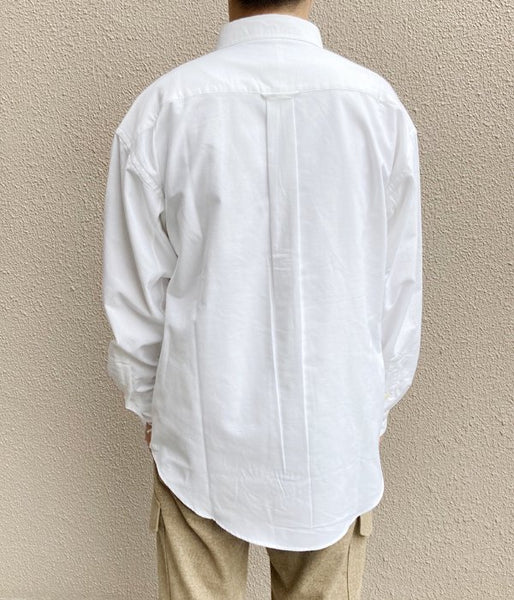 DESCENDANT/KENNEDY'S B.D LS SHIRT FULL SIZE (WHITE)
