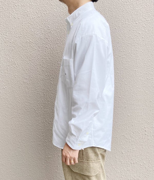 DESCENDANT/KENNEDY'S B.D LS SHIRT FULL SIZE (WHITE)