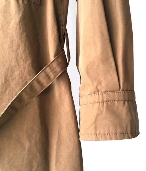 MHL./DRY COTTON POPLIN OP (BROWN)