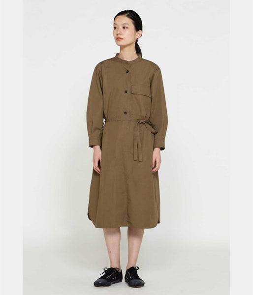 MHL./DRY COTTON POPLIN OP (BROWN)