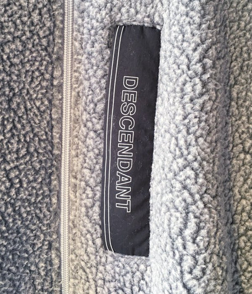 DESCENDANT/BOMBAY FLEECE ZIP CARDIGAN (GRAY)