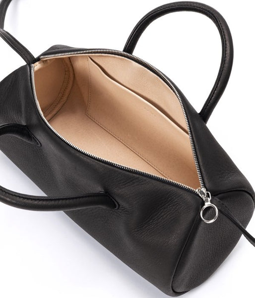 Aeta/DEER LEATHER CYLINDER BOSTON(BLACK)