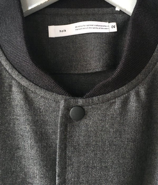 holk/VARSITY JACKET (GRAY)