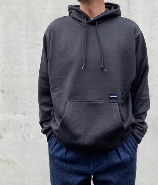 DESCENDANT/BOX HOODED SWEATSHIRT (BLACK)