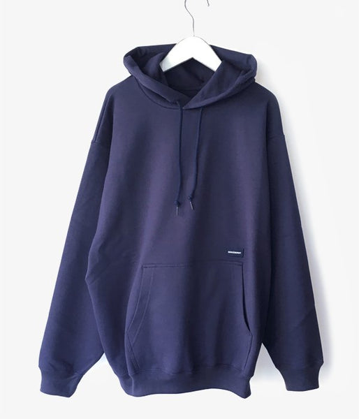 DESCENDANT/BOX HOODED SWEATSHIRT (NAVY)