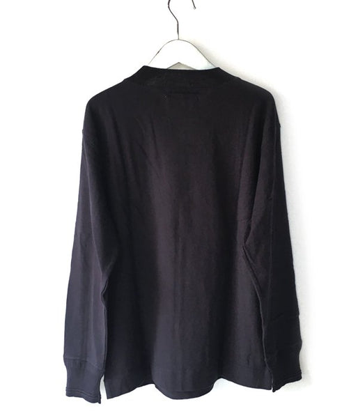 MHL./ROUGH COTTON JERSEY LS (NAVY)
