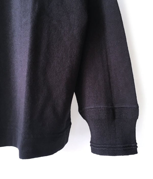 MHL./ROUGH COTTON JERSEY LS (NAVY)
