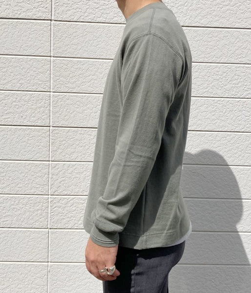 MHL./ROUGH COTTON JERSEY LS (GREEN)