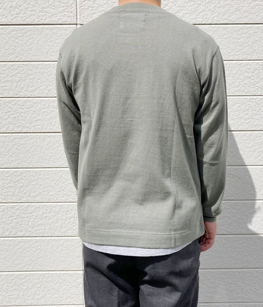 MHL./ROUGH COTTON JERSEY LS (GREEN)
