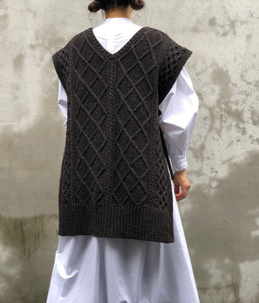 WRYHT/FISHERMAN SQUARE TOPS(ESPRESSO)