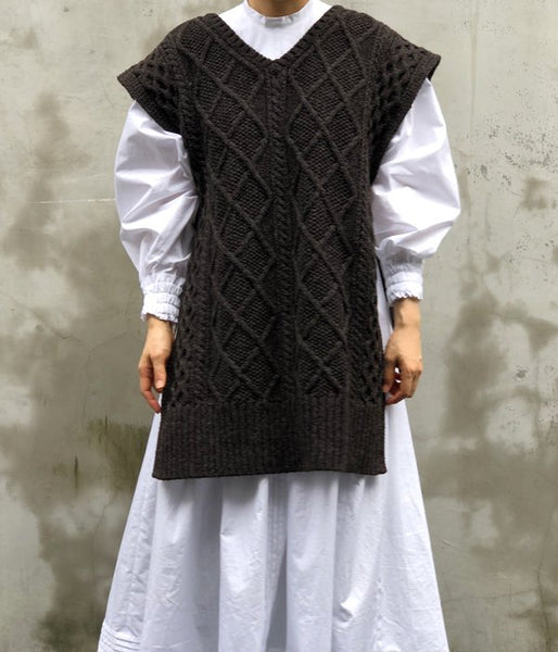 WRYHT/FISHERMAN SQUARE TOPS(ESPRESSO)