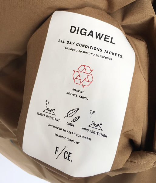 DIGAWEL/F/CE×DIGAWEL REVERSIBLE DOWN JACKET (COYOTE)