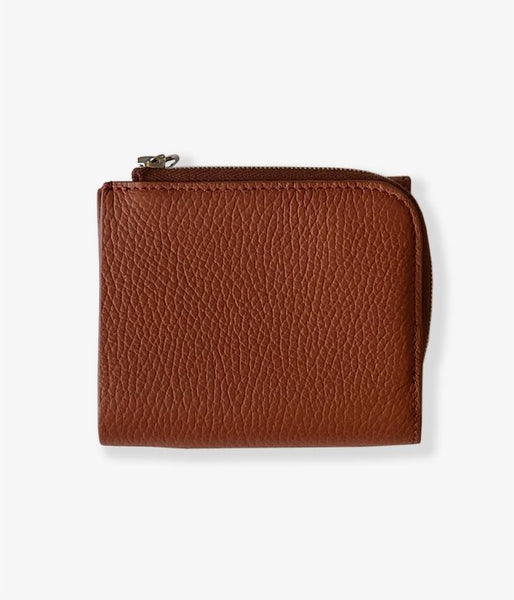 Aeta/PEBBLE GRAIN LEATHER WALLET TypeA (BRICK)