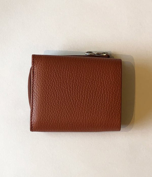 Aeta/PEBBLE GRAIN LEATHER WALLET TypeA (BRICK)