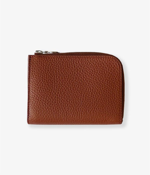 Aeta/PEBBLE GRAIN LEATHER WALLET TypeB(BRICK)