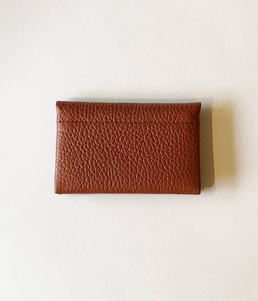 Aeta/PEBBLE GRAIN LEATHER MINI WALLET(BRICK)