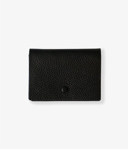 Aeta/PEBBLE GRAIN LEATHER CARD CASE(BLACK)