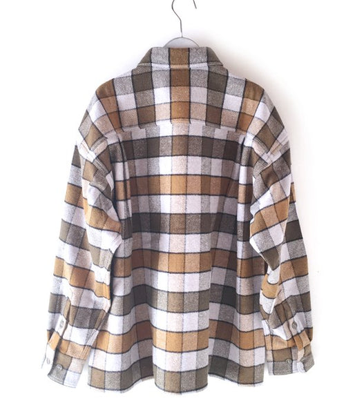 DESCENDANT/VANING CHECK LS SHIRT (BROWN)