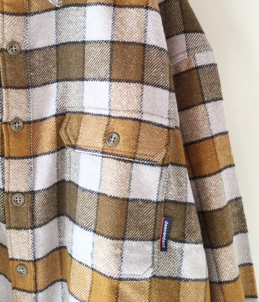 DESCENDANT/VANING CHECK LS SHIRT (BROWN)