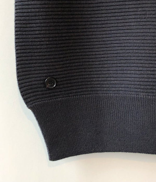 FUMIKA_UCHIDA/PULL HIGH-NECK BIB SWEATER (CHLBRW)