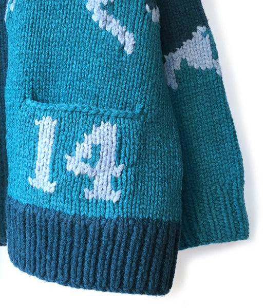 DESCENDANT/SKI COWICHAN KNIT (BLUE)