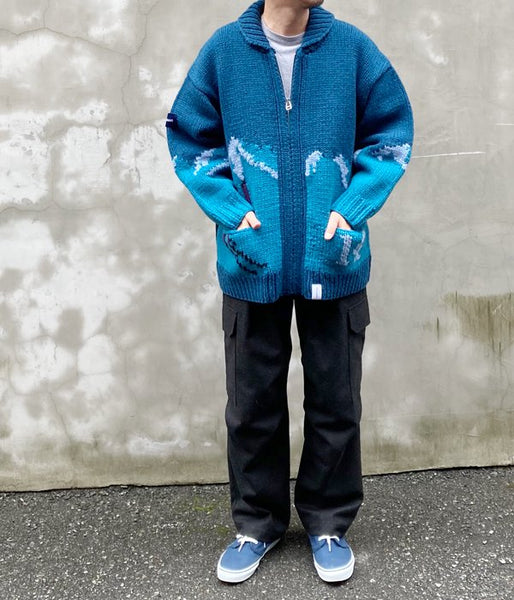 DESCENDANT/SKI COWICHAN KNIT (BLUE)