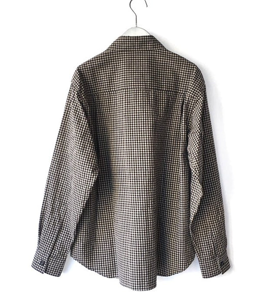 MHL./VINTAGE COTTON WOOL SHIRT (MULTI)