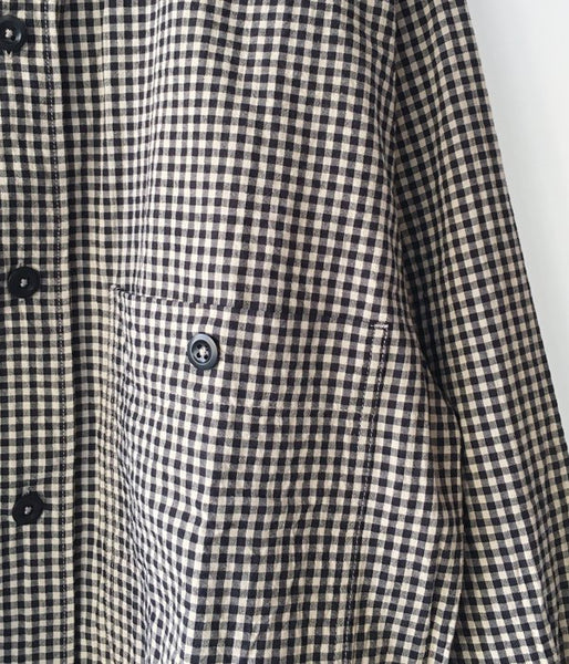 MHL./VINTAGE COTTON WOOL SHIRT (MULTI)