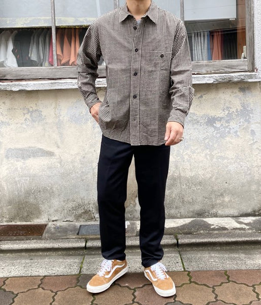 MHL./VINTAGE COTTON WOOL SHIRT (MULTI)