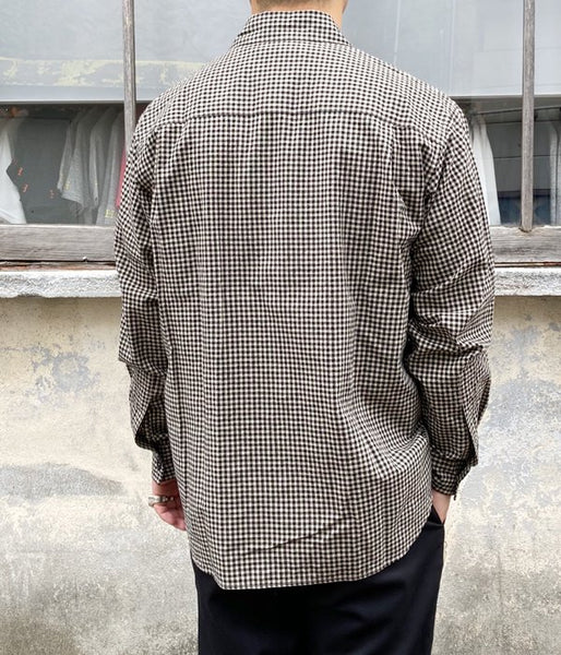 MHL./VINTAGE COTTON WOOL SHIRT (MULTI)