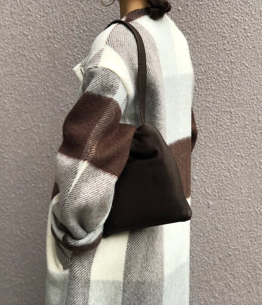 Aeta/DEER LEATHER SHOULDER S (DARK BROWN)