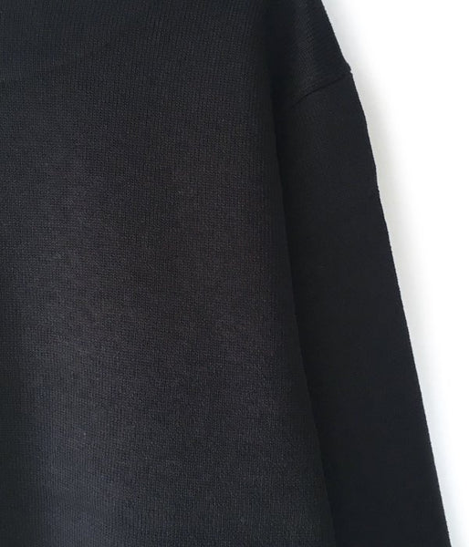 MHL./DENSE COTTON KNIT (NAVY)
