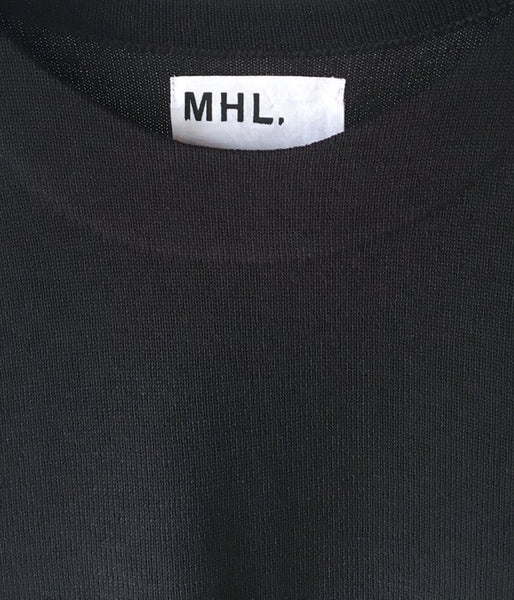 MHL./DENSE COTTON KNIT (NAVY)