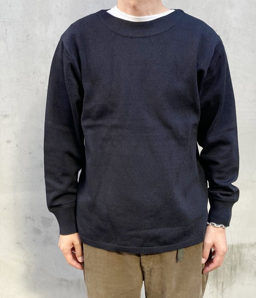 MHL./DENSE COTTON KNIT (NAVY)