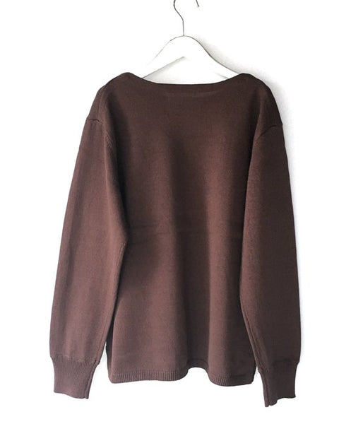 MHL./DENSE COTTON KNIT (BROWN)