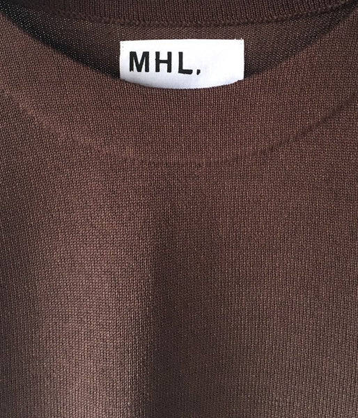 MHL./DENSE COTTON KNIT (BROWN)