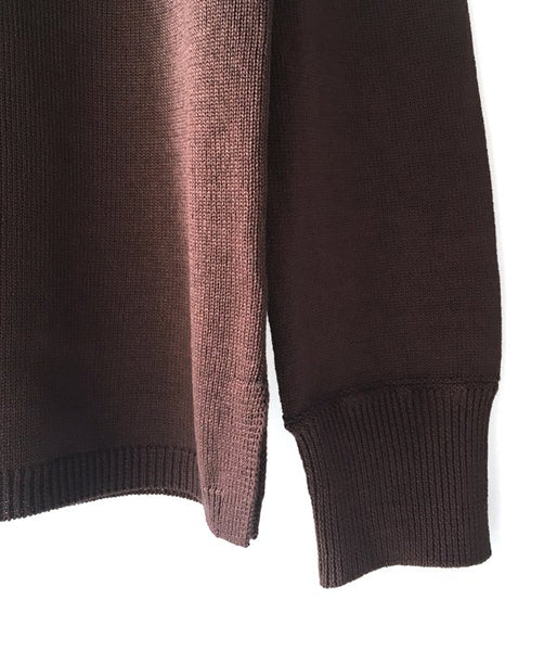 MHL./DENSE COTTON KNIT (BROWN)