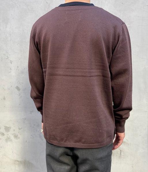 MHL./DENSE COTTON KNIT (BROWN)