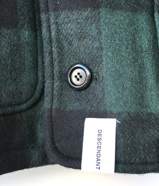 DESCENDANT/RAG MELTON JACKET (GREEN)