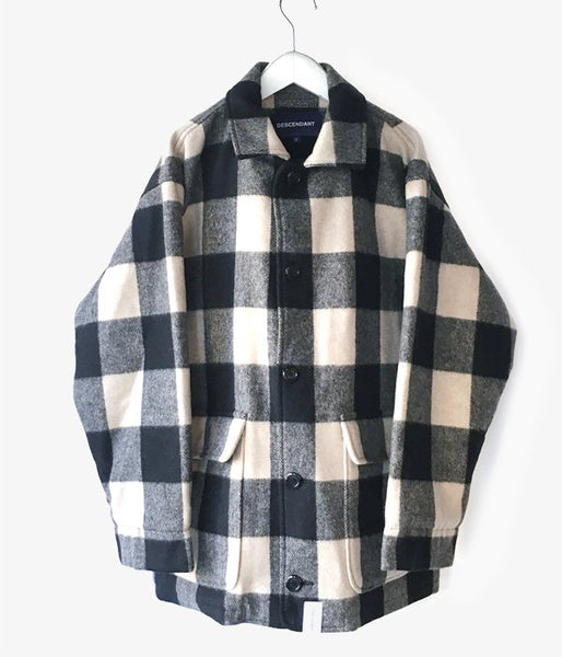 DESCENDANT/RAG MELTON JACKET (WHITE)