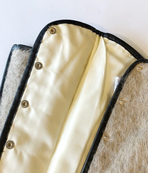 FUMIKA_UCHIDA/MOHAIR SHAGGY LEG-COVERS(BEIGE)