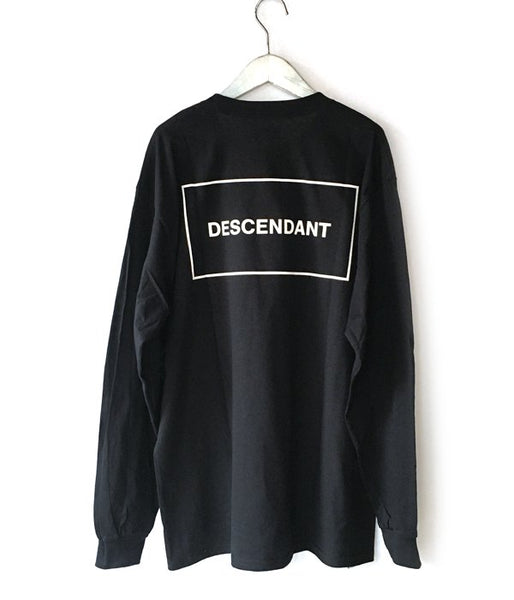 DESCENDANT/BOX LS TEE (BLACK)