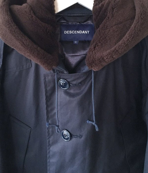 DESCENDANT/D-B9 TWILL JACKET (NAVY)