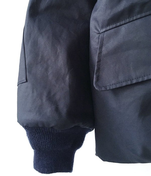 DESCENDANT/D-B9 TWILL JACKET (NAVY)