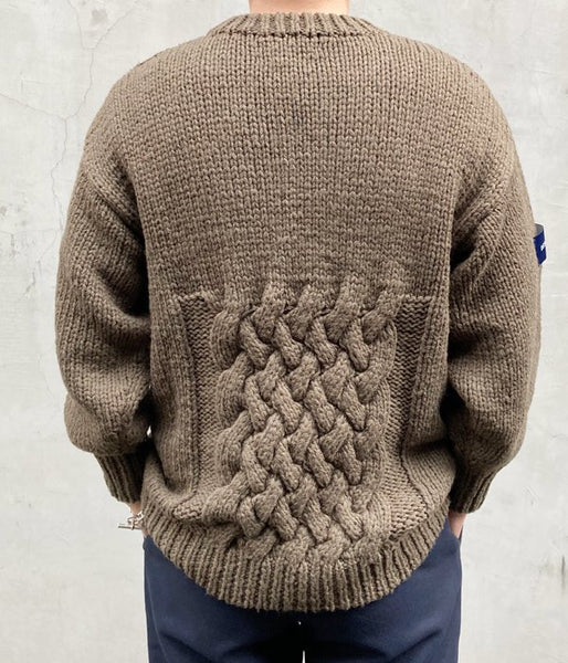 DESCENDANT/FADED CABLE KNIT (GRAY)